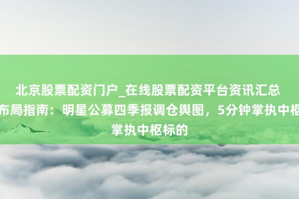 北京股票配资门户_在线股票配资平台资讯汇总 新春布局指南：明星公募四季报调仓舆图，5分钟掌执中枢标的